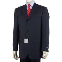 Mens Navy Tweed Suit - Wool Winter Suit