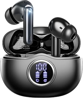 Wireless Earbuds Bluetooth 5.3 with ENC Noise Cancelling and 50H Playback — Noise Cancelling Headphones