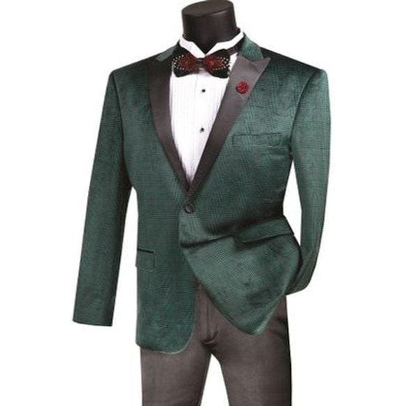 Émeraude Homme Blazer vert — Costumes et vestons pour hommes