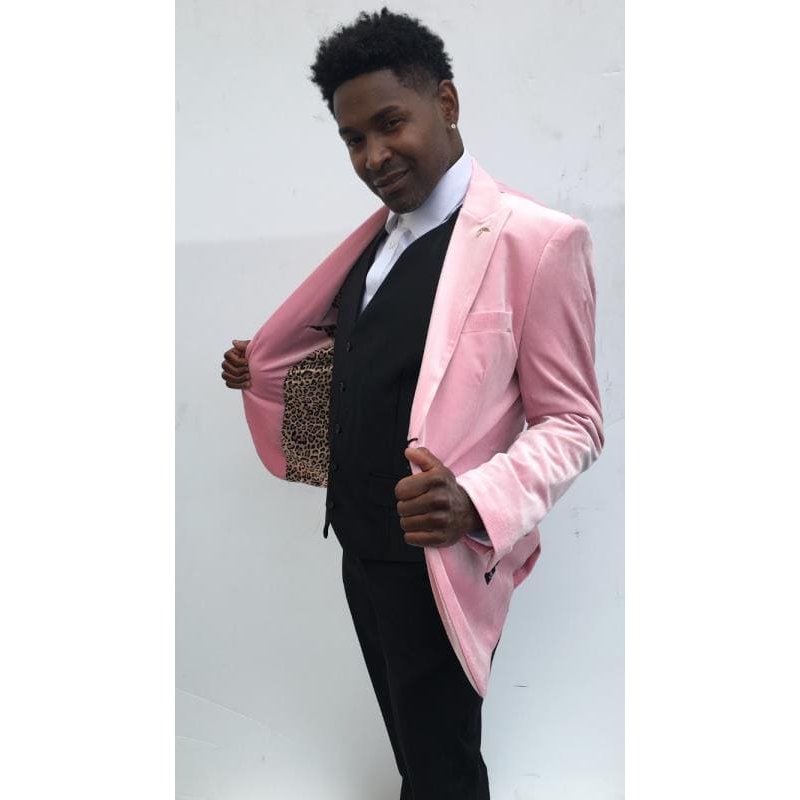Alberto Nardoni Men's Pink Blazer — Mens Suits & Blazers