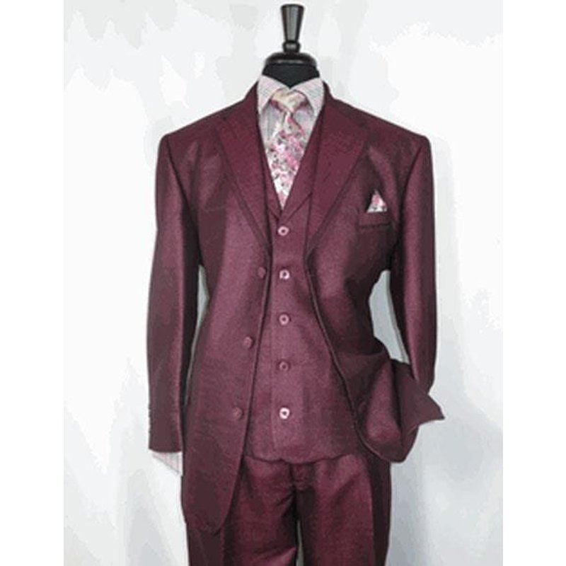 Homme Bourgogne Slim Fit costume — Costumes et vestons pour hommes