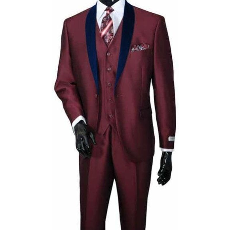 Homme Bourgogne Slim Fit costume — Costumes et vestons pour hommes