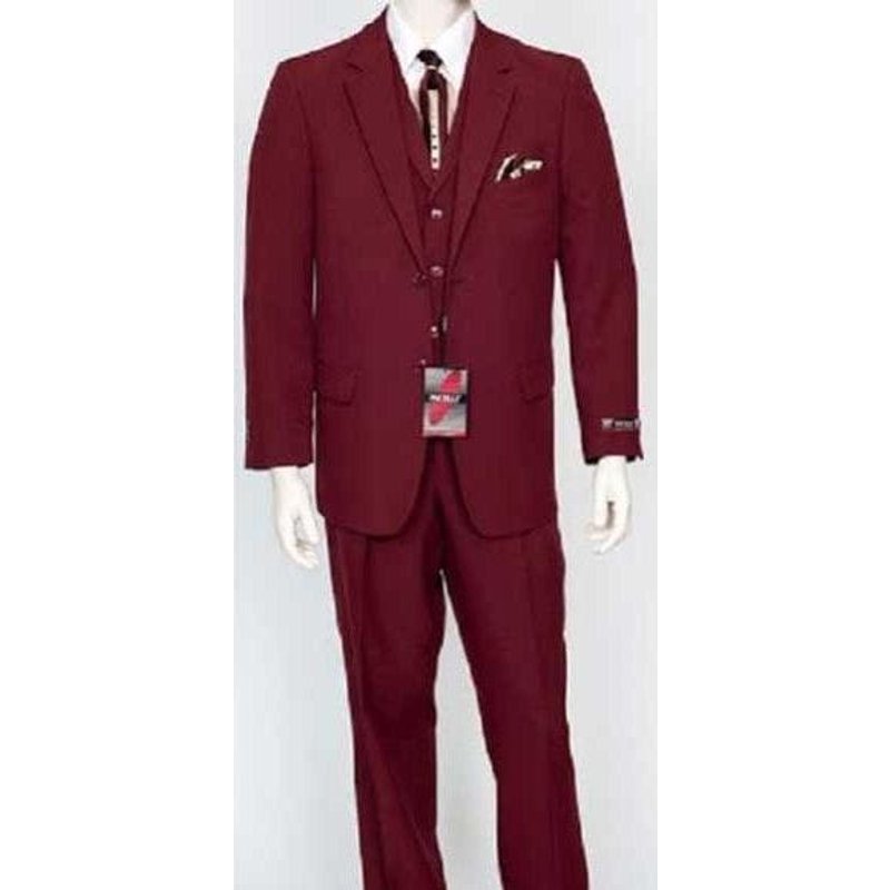 Homme Bourgogne Slim Fit costume — Costumes et vestons pour hommes