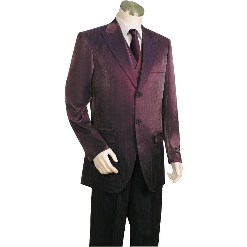 Homme Bourgogne Slim Fit costume — Costumes et vestons pour hommes
