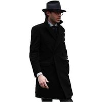 Alberto Nardoni Men's Wool Overcoat — Winter Jacket Men