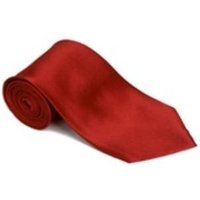 AlbertoNardoniStore Lipstick Red 100% Silk Necktie with Handkerchief — Fashion Accessories
