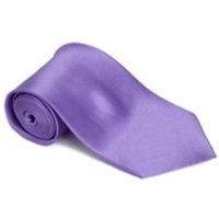 Bushlavender 100% Silk Solid Necktie with Handkerchief - Bulk Purchase — Fashion Accessories