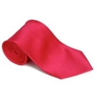 AlbertoNardoniStore Hotpink 100% Silk Necktie with Handkerchief — Fashion Accessories