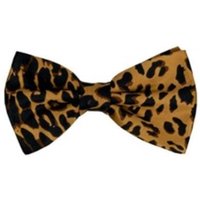 Nœuds Papillon Léopard pour Hommes - Imprimé Animal - Brun et Noir