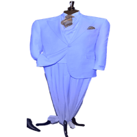 Gadson-54 Men's 3-Piece Suit in Lavender with Notch Lapel