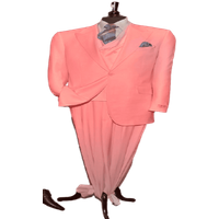 Gadson-54 Men's 3-Piece Suit with Single Button Closure