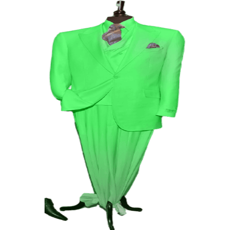 AlbertoNardoniStore Gadson-54 Men's 3-Piece Suit in Green