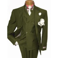 AlbertoNardoniStore Gadson-54 Green Single Breasted Jacket — Fashion Accessories