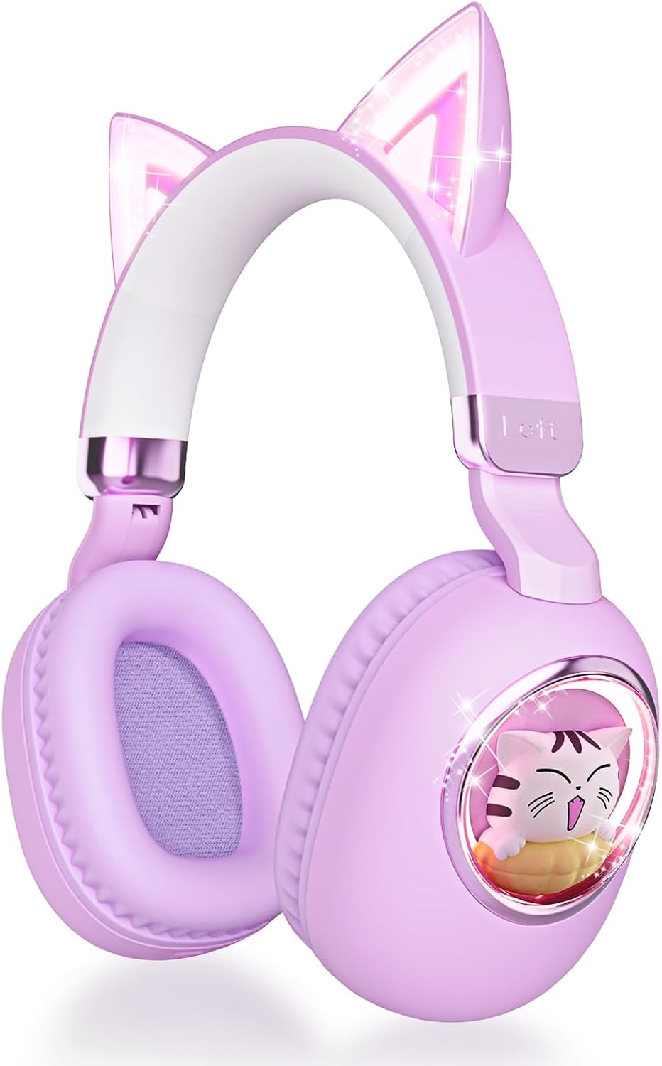 esonstyle Cat Ear Headphones for Kids - Bluetooth 5.4 Noise Cancelling — Noise Cancelling Headphones
