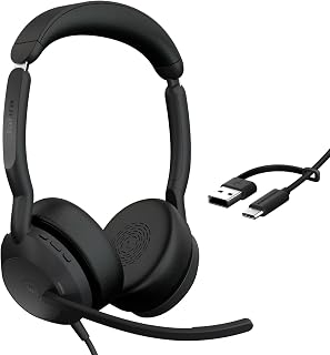 Jabra Evolve2 50 Wired Dual-Ear Headset with Noise Cancelling
