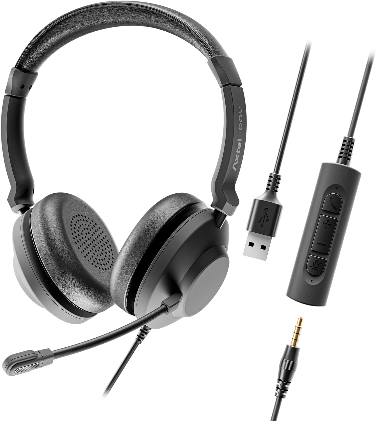 Casque stéréo filaire One UC35 avec microphone à réduction de bruit — Casque antibruit