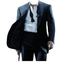 Tuxedo Daniel Craig - Revers châle en satin - Tuxedo à 1 bouton