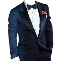 Alberto Nardoni Store Tuxedo Bleu Marine à 1 Bouton