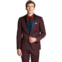 Groom Tuxedo - Slim Fit Dark Brown Tuxedo — Mens Suits & Blazers