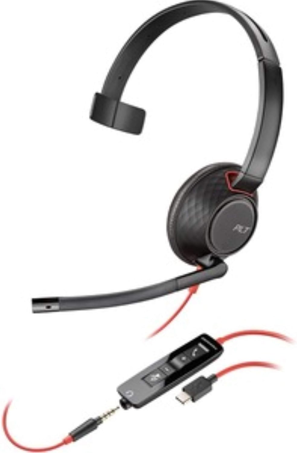 Casque mono Plantronics Blackwire C5210 avec microphone à réduction de bruit — Casque antibruit