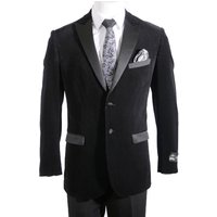 Blazer en Velours Noir pour Homme Alberto Nardoni — Costumes et vestons pour hommes