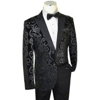 Alberto Nardoni Men's Black Velvet Blazer