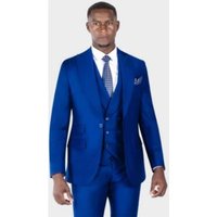 Alberto Nardoni Men's Single Breasted Suit Royal Blue
