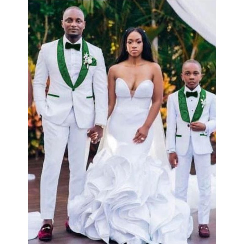 Tuxedos pour garçons d'honneur - Tuxedos de mariage ajustés — Costumes et vestons pour hommes