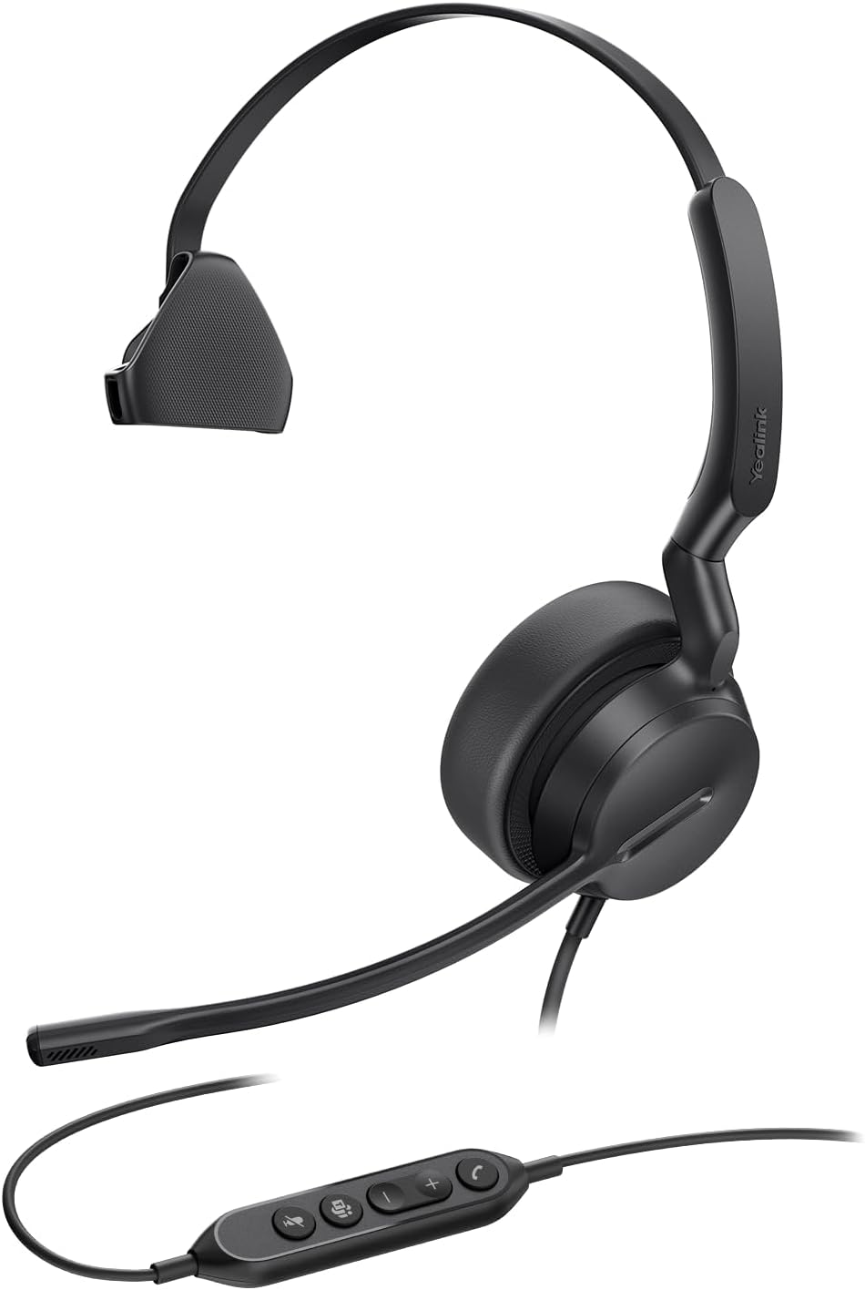 Yealink UH42 USB-A/C Wired Mono Headset with Noise Cancelling Microphone — Noise Cancelling Headphones