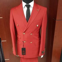 Double Breasted Blazer Suit with 4 Button Closure
