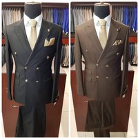 Double Breasted Blazer Suit with 4 Button Closure — Mens Suits & Blazers