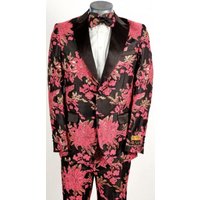 Paisley Suit - Pink Floral Tuxedo