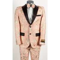 Paisley Suit - Pink Floral Tuxedo — Mens Suits & Blazers
