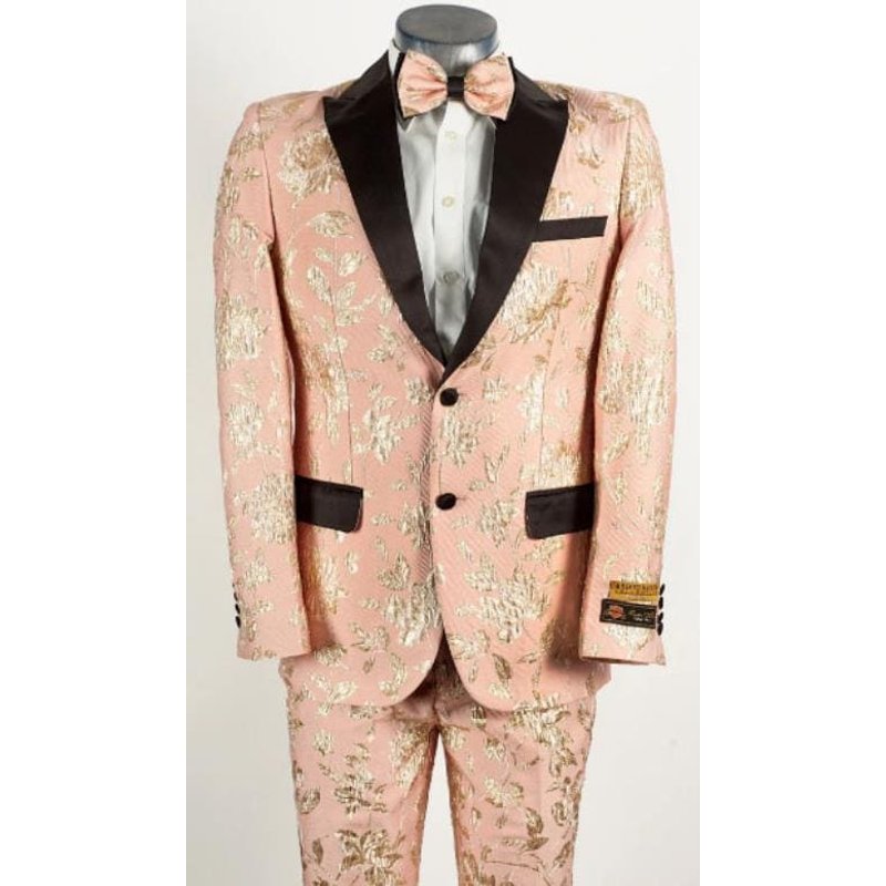 Costume Paisley - Tuxedo Floral Rose — Costumes et vestons pour hommes