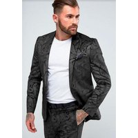 Paisley Suit - Black Floral Tuxedo