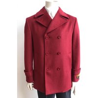 AlbertoNardoniStore Men's Big and Tall Peacoat