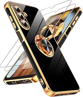 LeYi Galaxy A26-5G Phone Case with Screen Protectors and Ring Holder — Phone Case