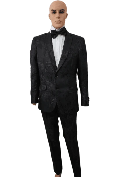 Gros et gros costume noir — Costumes et vestons pour hommes