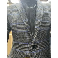 Blazer en Houndstooth Gris Charbon pour Homme Alberto Nardoni