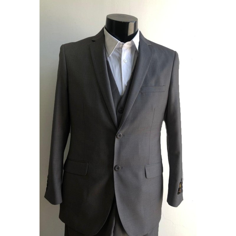 Alberto Nardoni Men's Suit in Charcoal Gray — Mens Suits & Blazers
