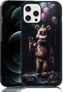 Black Phone Case for iPhone 12 Pro Max, TPU Shockproof Design