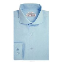 Chemises de cérémonie bleues pour garçons d'honneur — Chemises habillées pour hommes