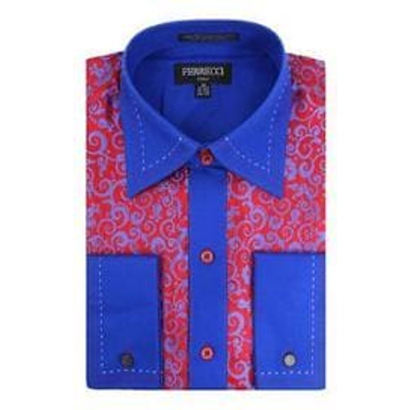 Chemises bleues pour garçons d'honneur Alberto Nardoni — Chemises habillées pour hommes