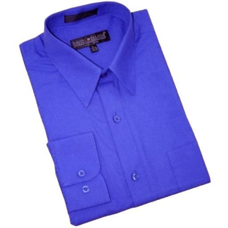 Alberto Nardoni Men's Blue Dress Shirts — Mens Dress Shirts