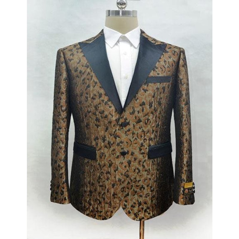 Tuxedo Leopard Groom — Costumes et vestons pour hommes