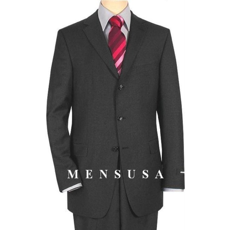 Veste Charcoal Grey 48XL - Style à 2 Boutons Extra Long — Costumes et vestons pour hommes