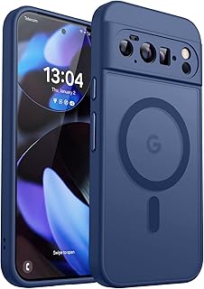 Étui Magnétique CANSHN pour Google Pixel Pro XL - Bleu Profond — Coque de téléphone