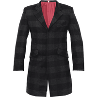 Veste d'hiver pour hommes AlbertoNardoniStore avec col en fourrure amovible — Veste d'hiver Hommes