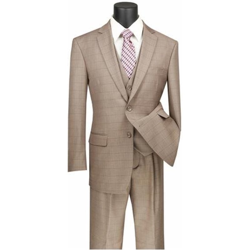 Tuxedo pour hommes en tan, coupe slim pour événements formels — Costumes et vestons pour hommes