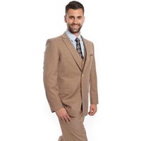 Tuxedo pour hommes en tan ajusté avec deux boutons